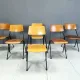 Post modern plywood dining chairs, 1970s