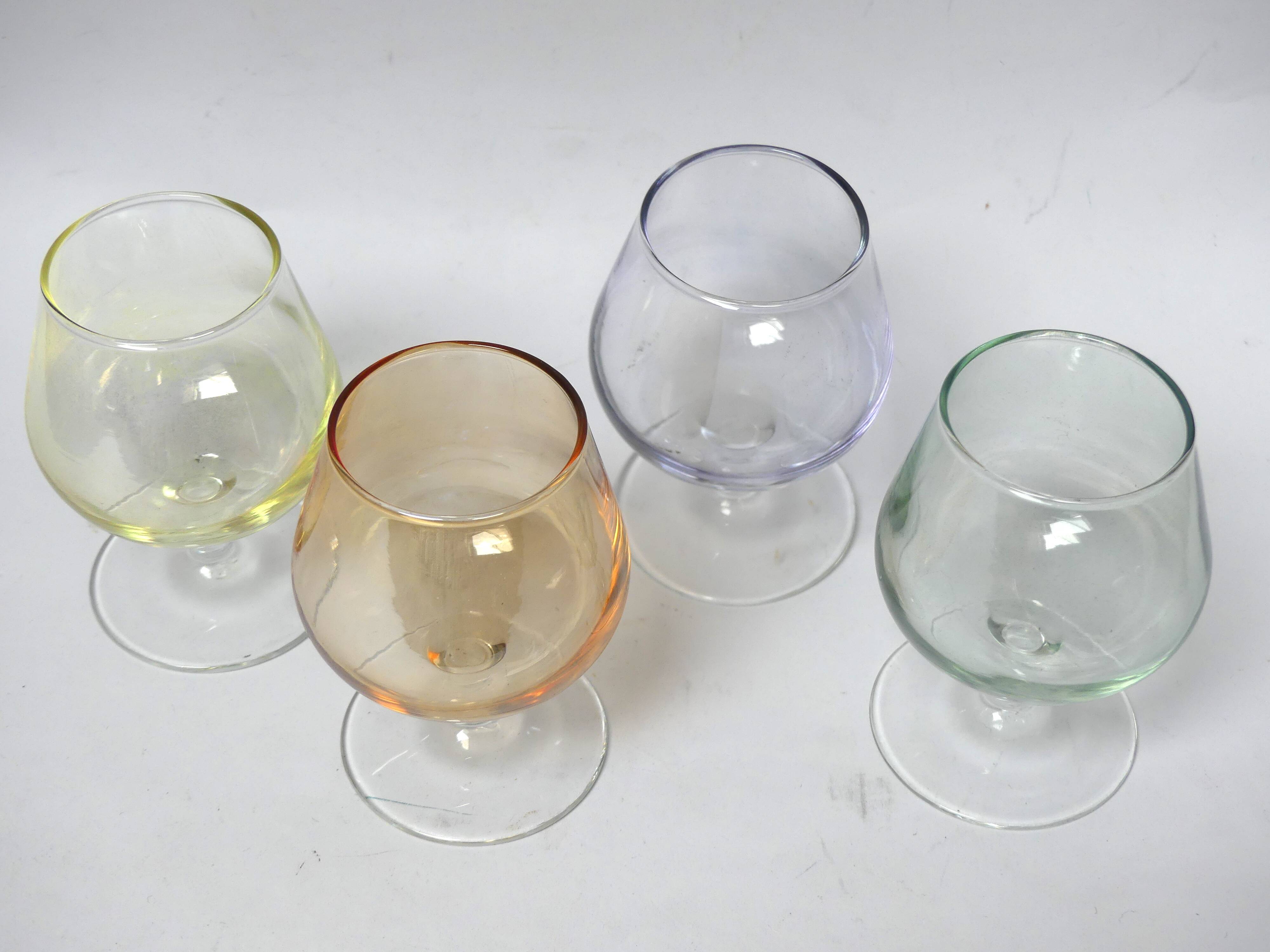 4 Luminarc cognac glasses
