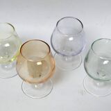 4 Luminarc cognac glasses