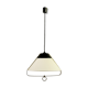 Suspension in lacquered metal and brass, france 1950