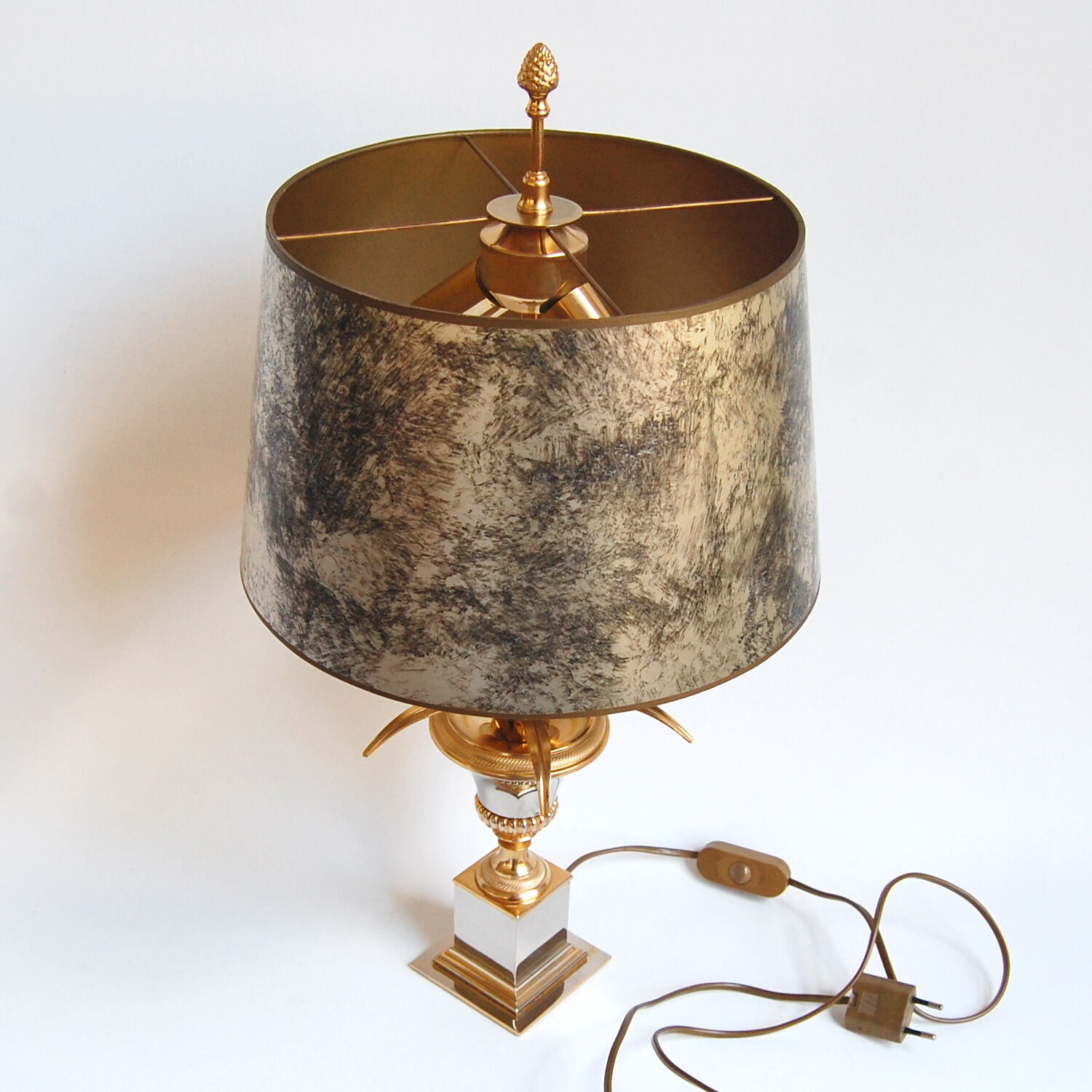 Regency style table lamp - Boulanger s.a. 1970s