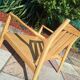 AMPM fauteuil Dilma chêne naturel neuf, meuble design scandinave