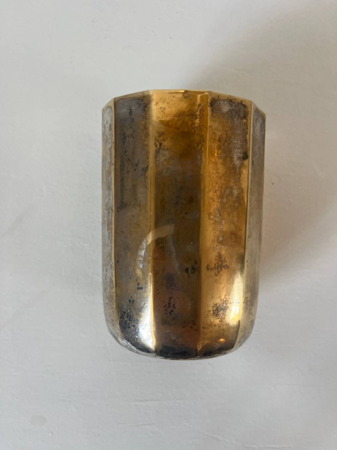LeNôtre silver metal tumbler