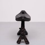 Handmade Spanish Brutalist Foot stool 1950s