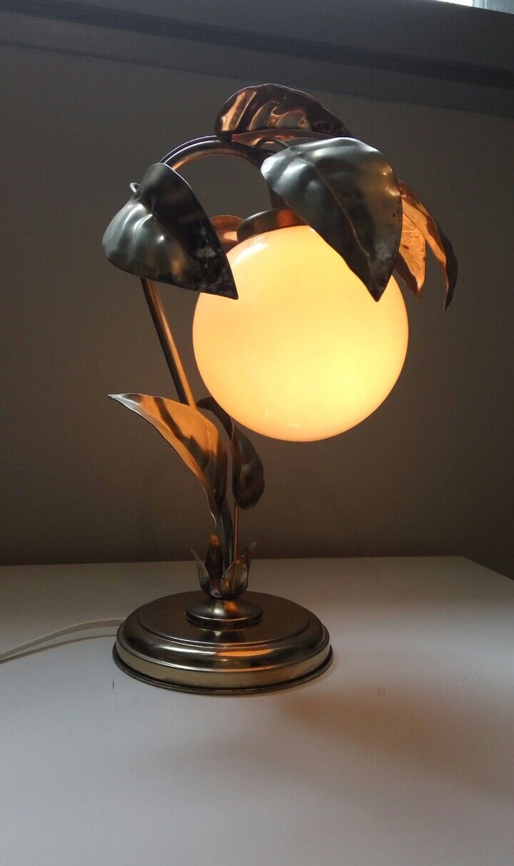 Lamp with leaves 70s