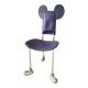 Javier Mariscal chair - "Garriris" model purple leather