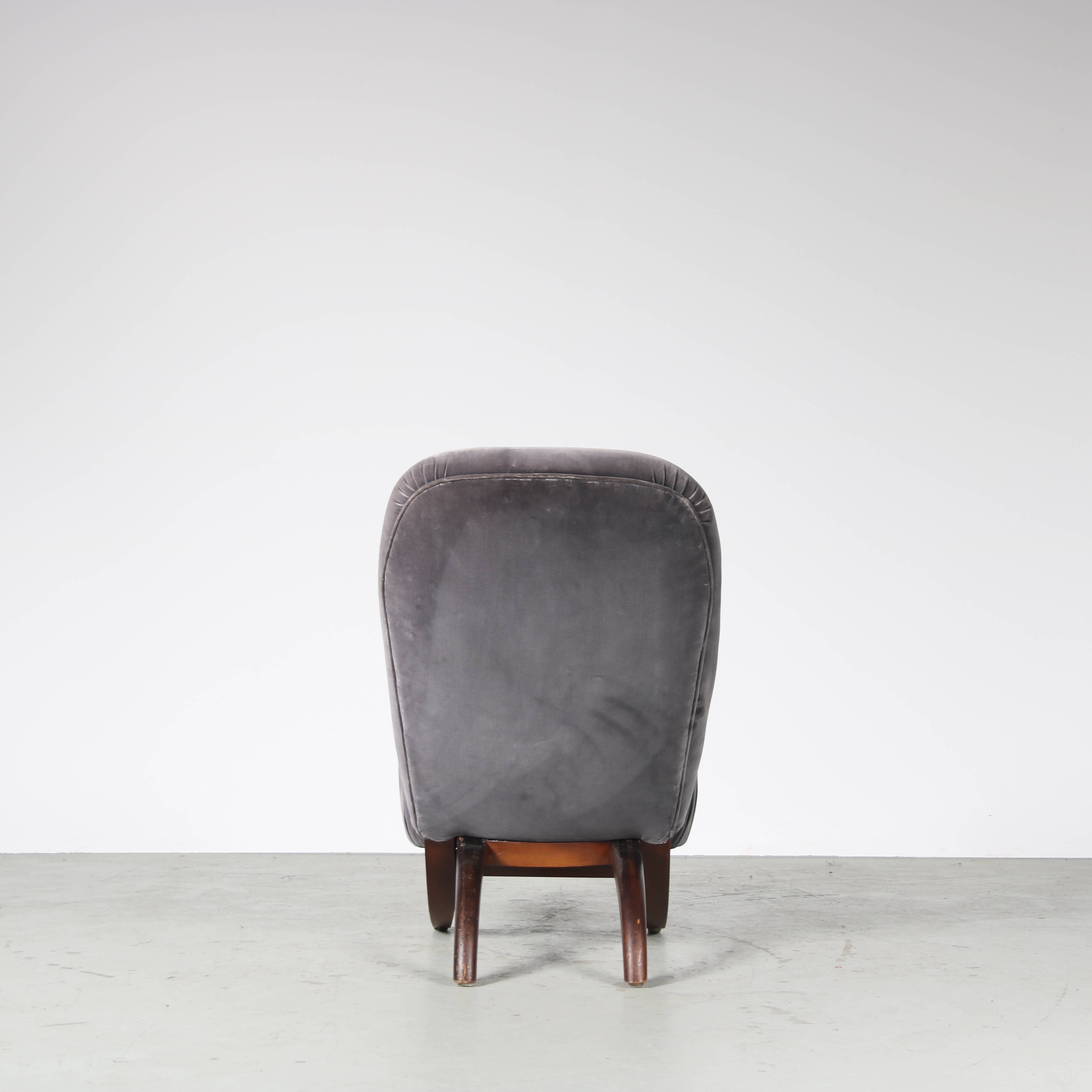 1950s “Congo” Chair by Theo Ruth for Artifort, Netherlands