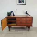 Scandinavian teak sideboard vintage 1960s