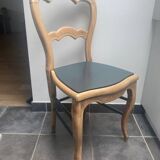 Chaise vintage bois louis Philippe revisitée