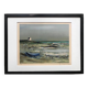Wild coast. lithograph signed by georges laporte (1926-2000)