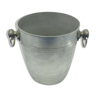 Aluminium champagne ice bucket marks Saint Eloi on the reverse