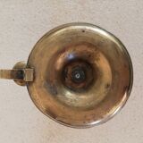 Brass hand candle holder