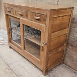 Ancien vaisselier en teck birman