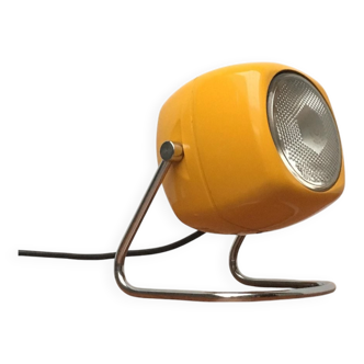 Italian metal table lamp Space Age by Harveiluce, 1970s