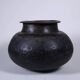 Tambe - Large patinated copper temple jar