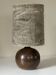 Vintage stoneware ceramic lamp from the 60s