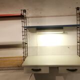 Triple shelf with Tomado desk (metal)