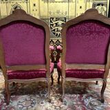Paire de fauteuils de style Louis XV 19e