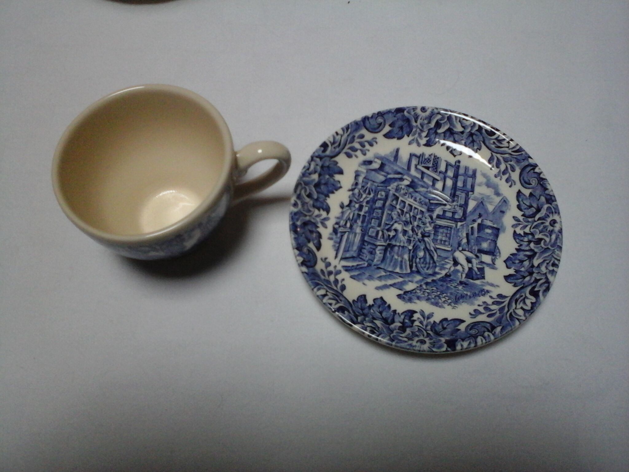 Service à café bleu
