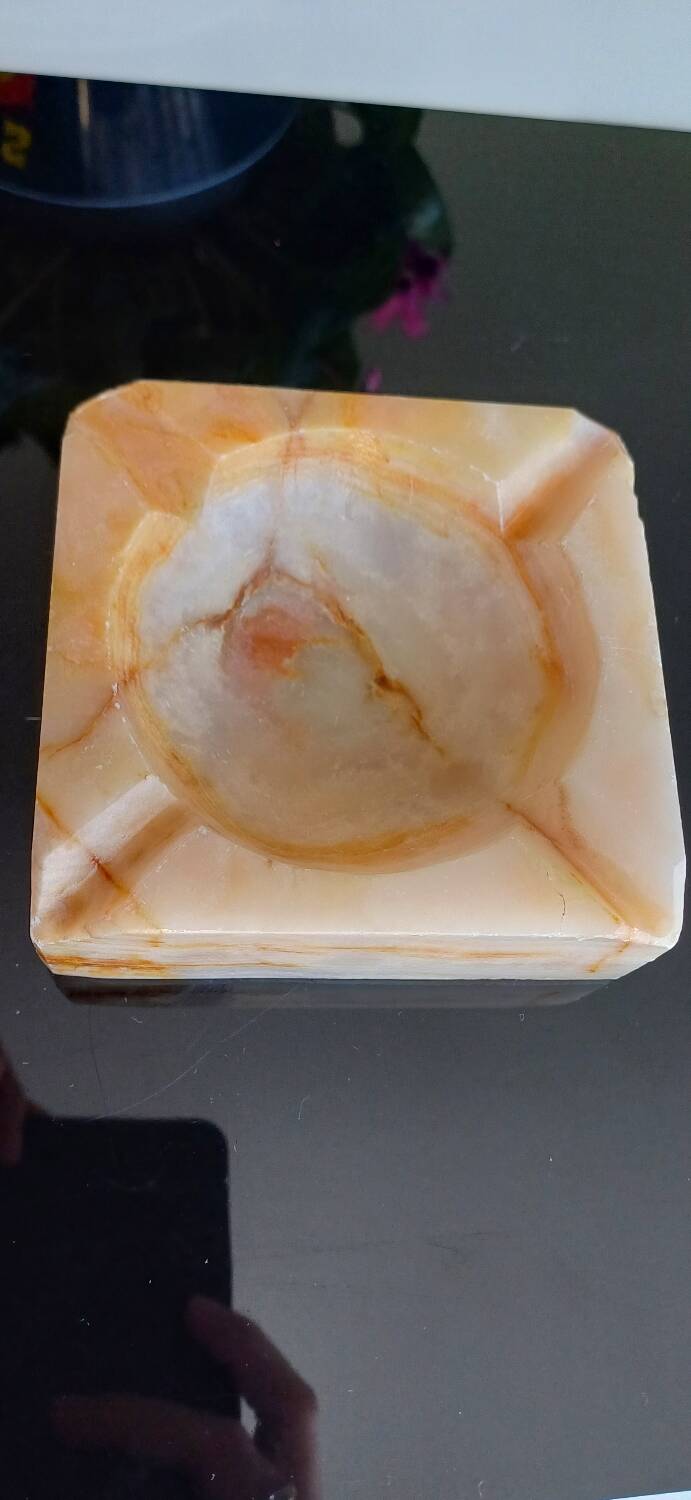 Alabaster ashtray