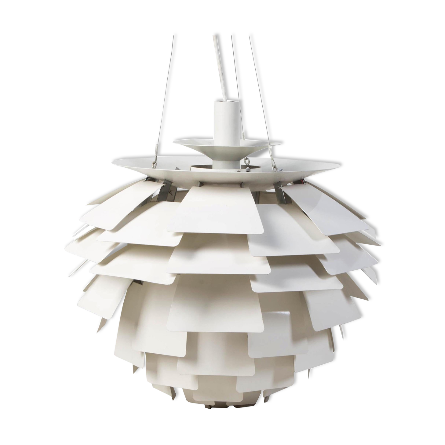 Scandinavian hanging lamp PH Artichoke bench. 84 cm, edition of the 70