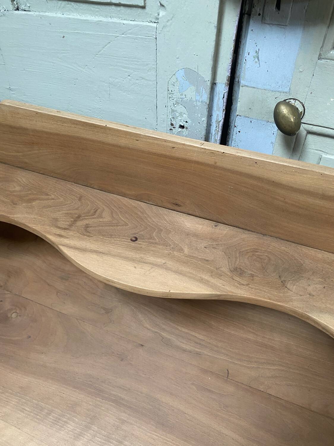 Antique solid oak secretary – gently refurbished