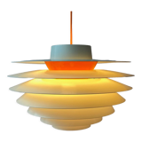 Sven middelboe verona pendant in white and orange by nordisk solar, denmark