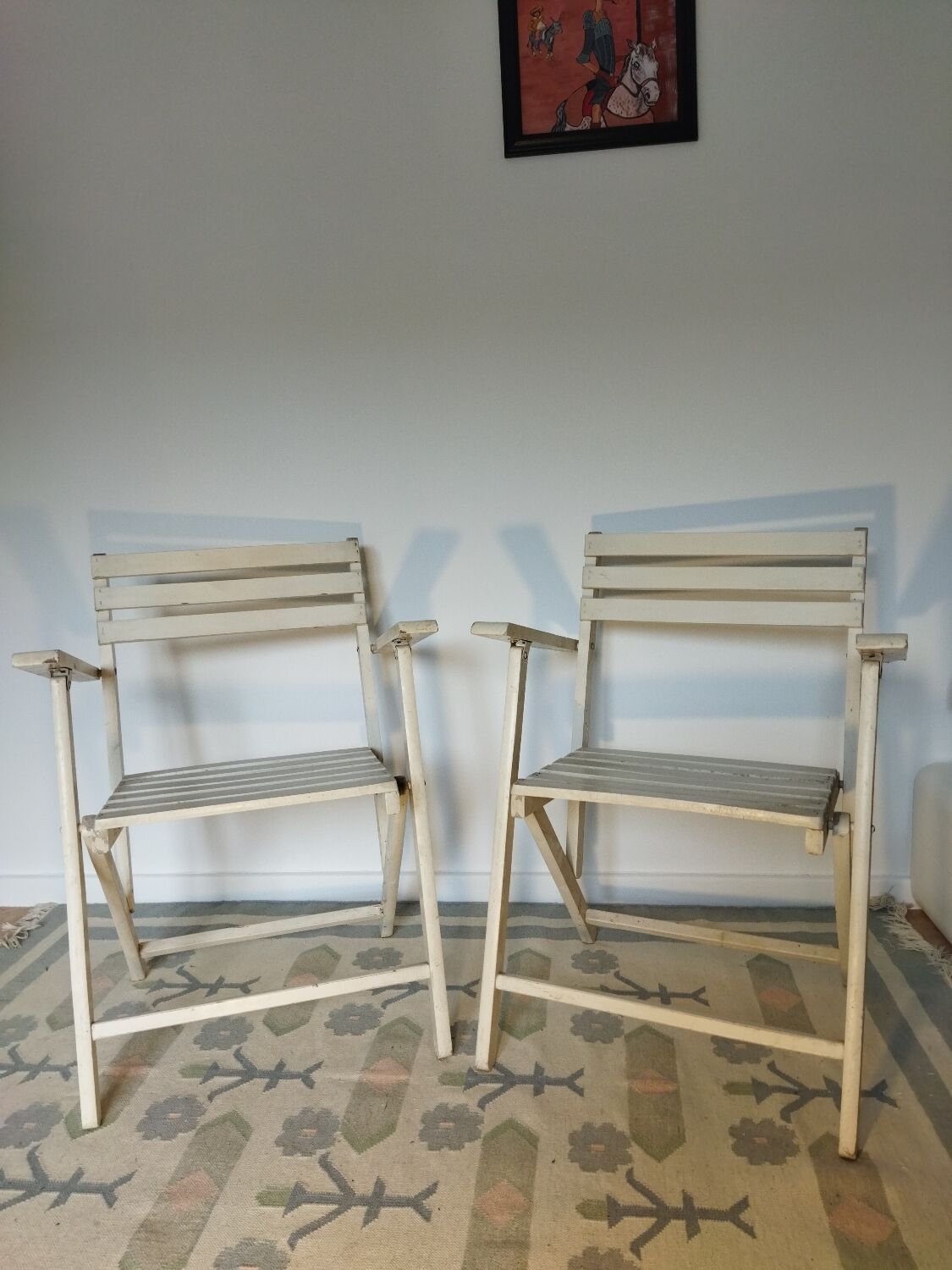 Vintage folding chairs