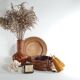 Early 20th Century Taisho/Showa Period Japanese Woven Bamboo Ikebana Vase