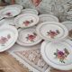 Set of 12 dessert plates Sarreguemines model Gérardmer