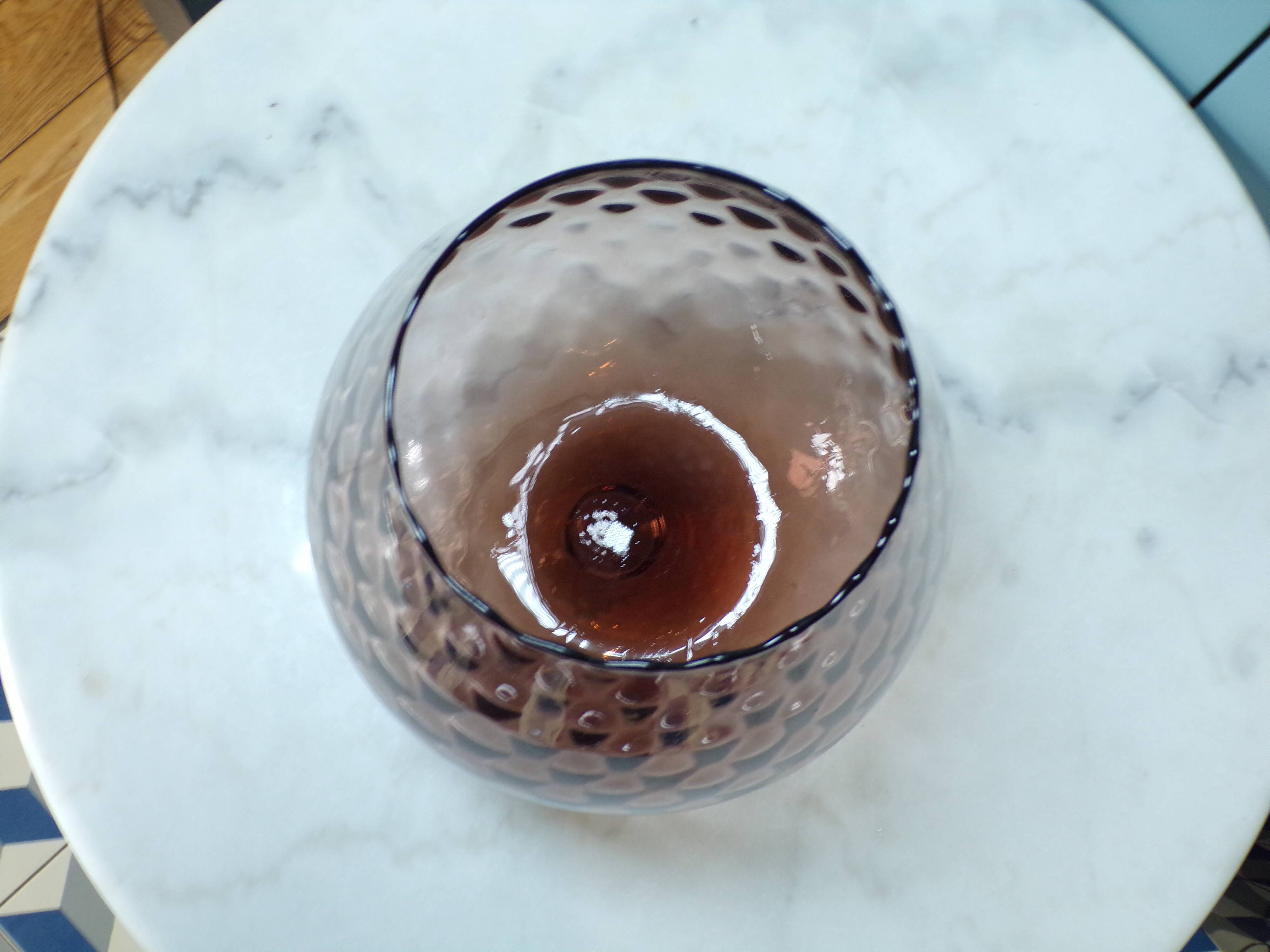 Empoli brown glass vase