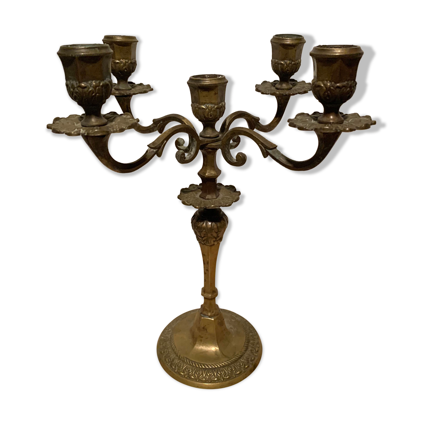 Bronze chandelier