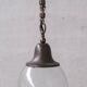 Clear Bell Shaped Antique Pendant Light