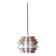 Swedish vintage Trava pendant lamp by Carl Thore, Granhaga, 1960s