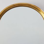Miroir mural en arc doré par Deknudt, Belgique, 20e siècle
