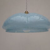 Old opaline suspension, blue clichy