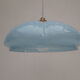 Old opaline suspension, blue clichy