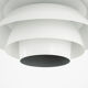 White verona lamp by svend middelboe for nordisk solar