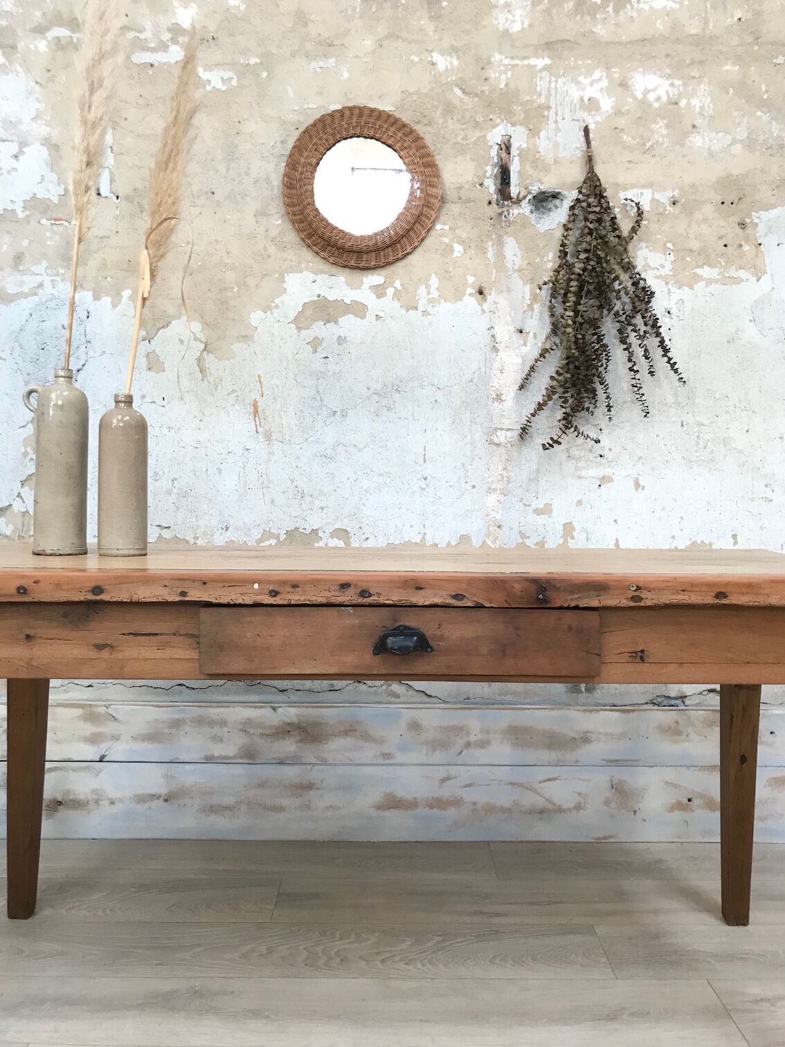 Table de ferme vintage