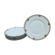 Set of 6 flat plates in Earthenware Bernardaud Limoges
