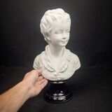 Child bust of Alexandre Brongniart, Limoges porcelain, Camille Tharaud