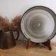 8 flat plates in vintage ceramic