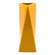 Space age yellow ceramic vase, Pietro Arosio, Parravicini Italy ca. 1960