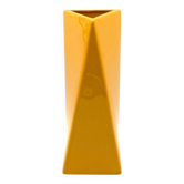 Vase en céramique jaune de l'ère spatiale, Pietro Arosio, Parravicini Italie ca. 1960