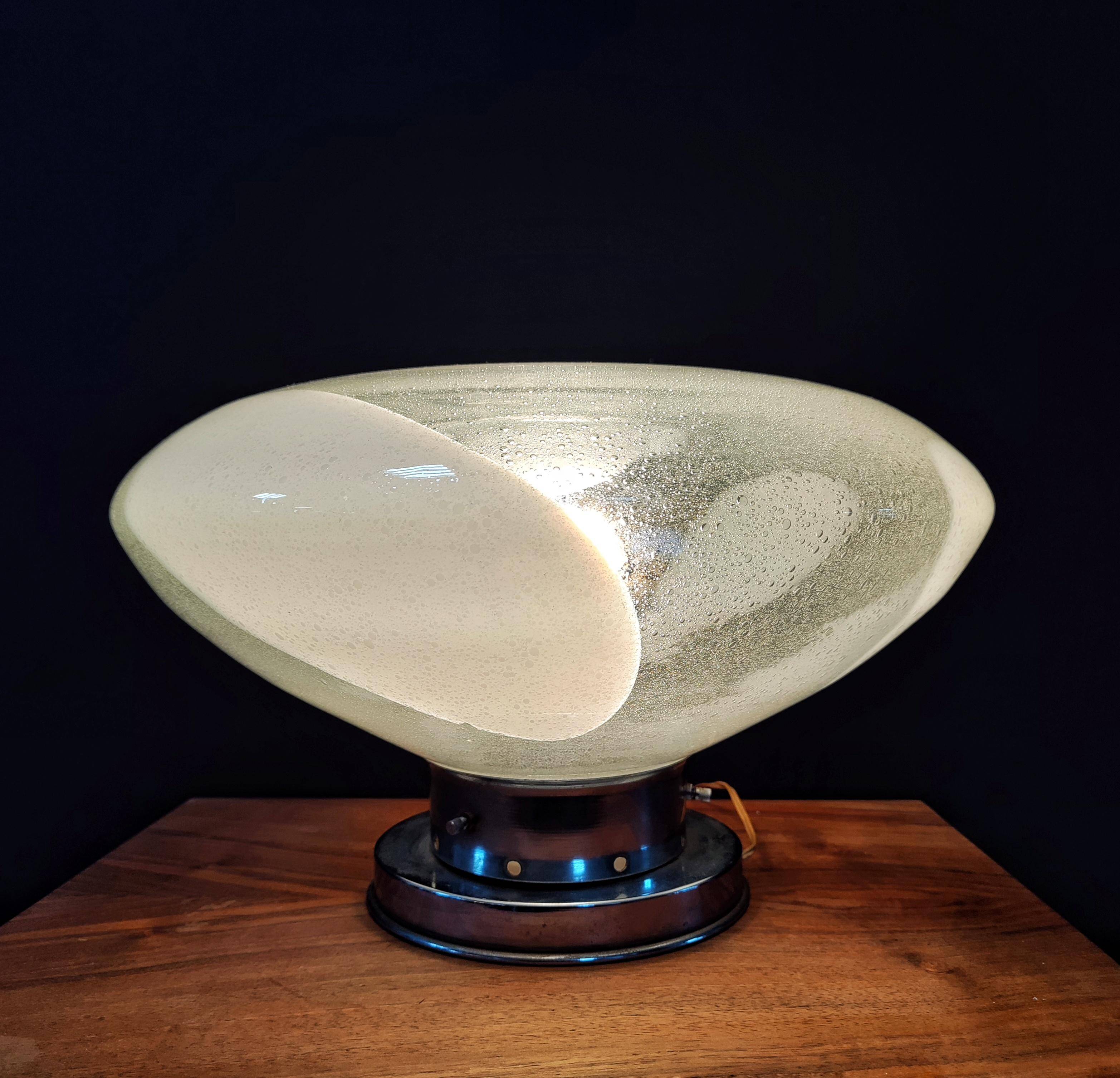 Murano glass table lamp by Carlo Nason, 1970s