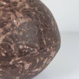 Lampe de table vintage en céramique à glaçure expressive