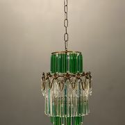 Vintage Italian Crystal Chandelier, 1940s