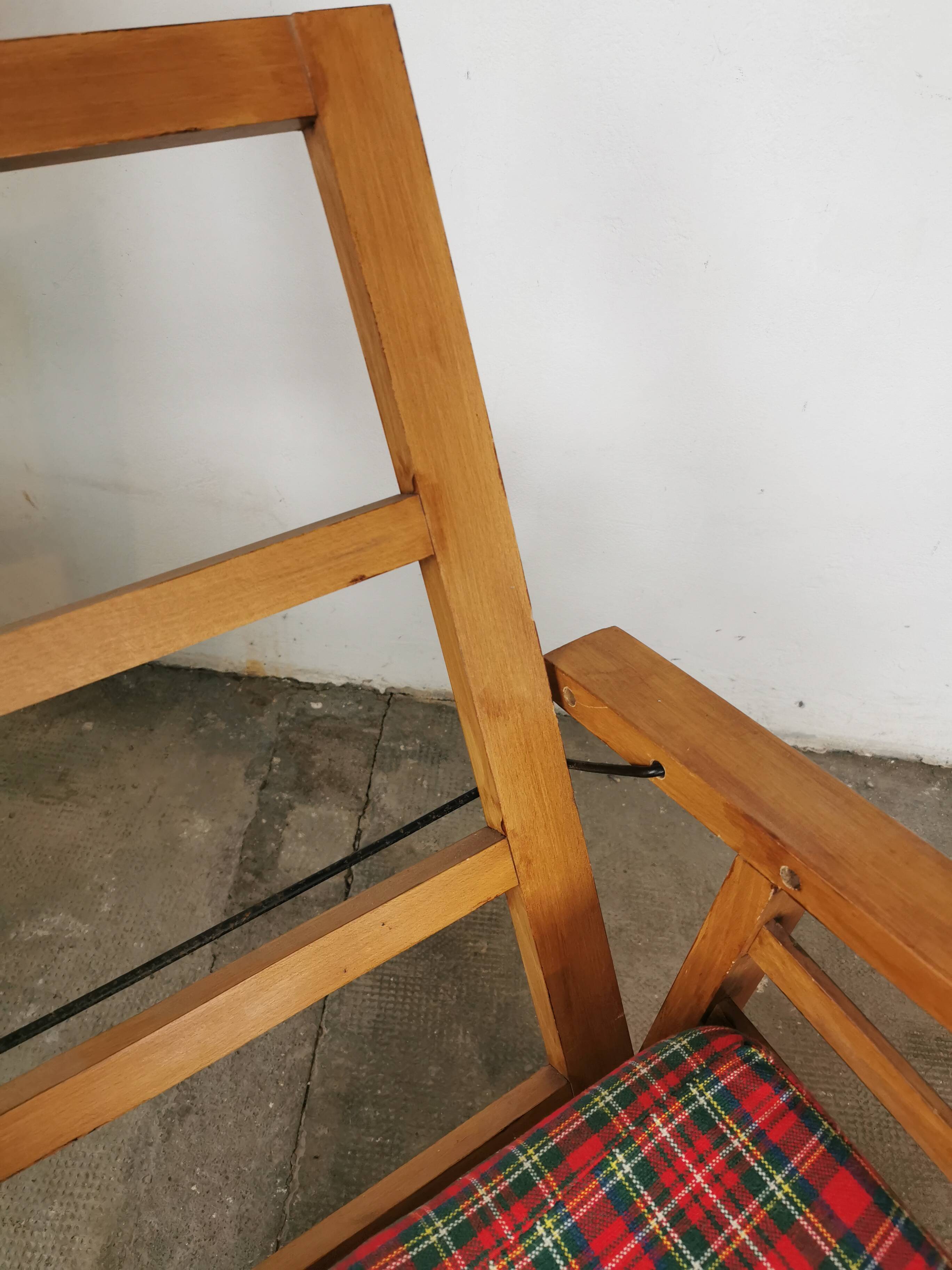 Vintage Scottish reclining armchair 1960s