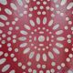 Square wall lamp in red wood and rice paper, prod. Steelline 1980