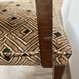 Pair of armchairs bridge in teak circa 1970 vintage